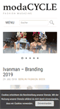 Mobile Screenshot of modacycle.de